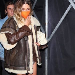 LIONESS SHEARLING VEST